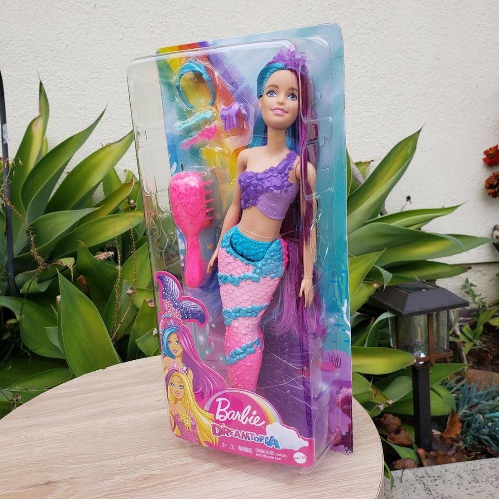 NEW Barbie Dreamtopia Mermaid Doll purple hair Birthday gift stocking stuffer - Picture 6 of 14